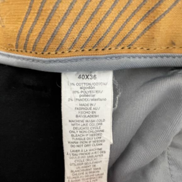 Savane Active Flex Stretch Work Pants Dark Gray Size 40x36 (measures 30 inseam) - Picture 5 of 5